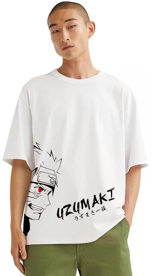 ANIME  Men Loose Fit T-Shirt