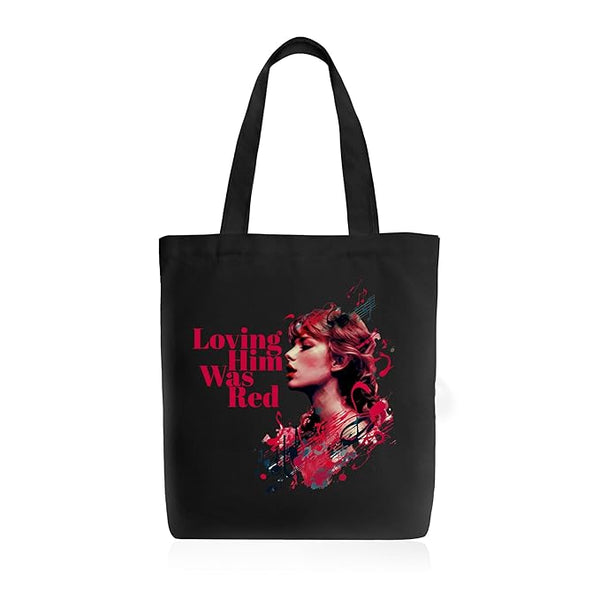 Tay-lorrr Swiftzz Printed Tote Bag With Zipper for Womens College Travel Girls Stylish Tayl_oorr Switzzz Lovers Fans Tote Bag L x H 15 x 17 Inch