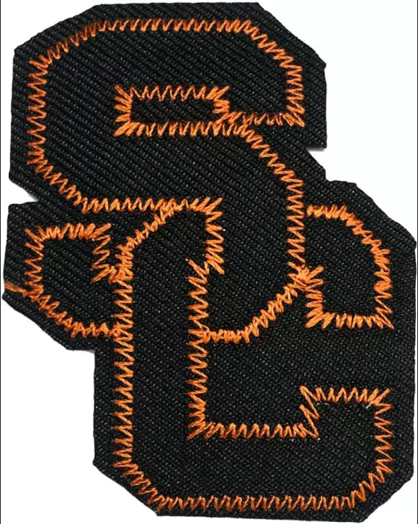 Sc Logo Embroidery Sewable Decorative Repair Applique Patches for Jackets Jeans Bags Boys Girls Clothes Any Garments Etc L x H 3 x 2.25 inches
