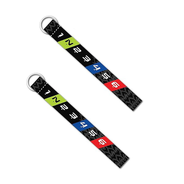 1Pcs Classic Riders Lanyard Keychain Holder Compatible For Bikes Riders Men's Women's Key Holder Key Tag Multicolored (6 x 1 Inches)