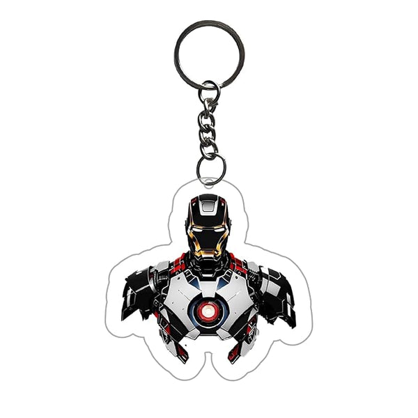 Iron-Man Keychain For Kids Boys| Aesthetic Bike,Car,Bag Key Tag Keyrings for Home Multicolored
