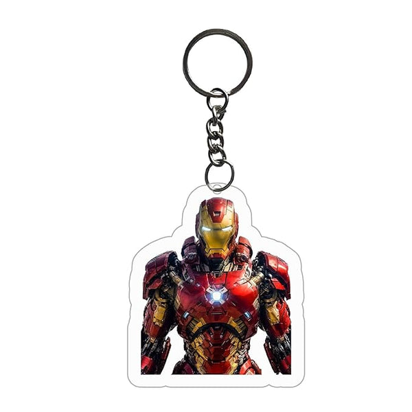 Iron-Man Keychain For Kids Boys| Aesthetic Bike,Car,Bag Key Tag Keyrings for Home Multicolored