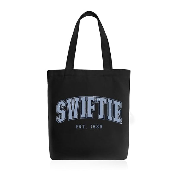 Tay-lorrr Swiftiezzz Printed Tote Bag With Zipper for Womens College Travel Girls Stylish Tayl_oorr Switzzz Lovers Fans Tote Bag L x H 15 x 17 Inch