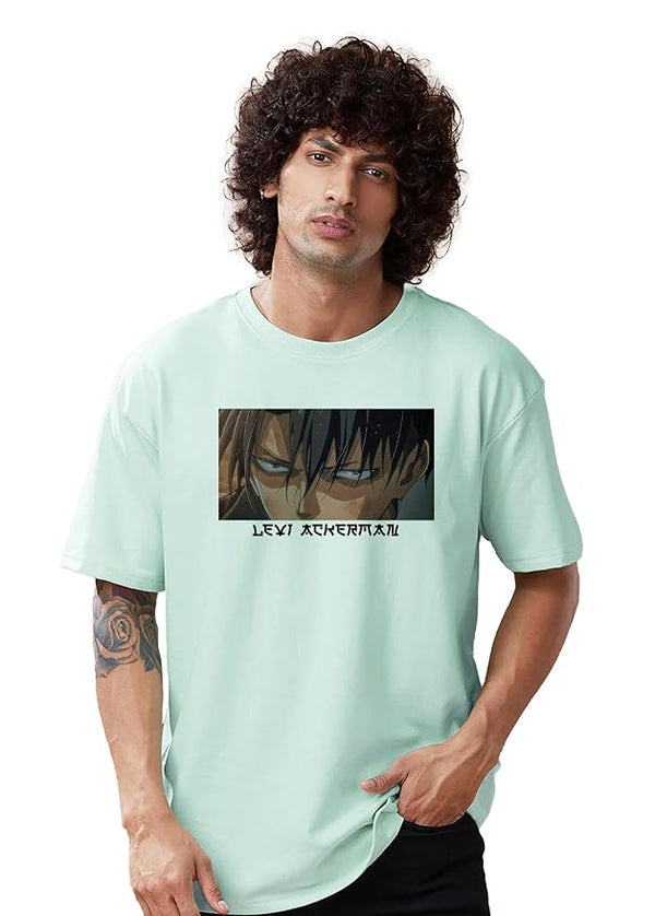 AOT Levi Ackerman Anime Oversized T-Shirt