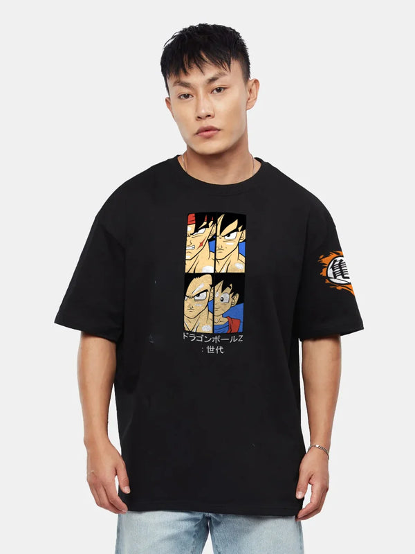 Evolution of Goku Oversized ANIME T-Shirt