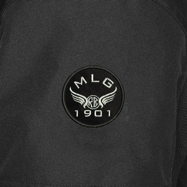 Re MLG 1901 Logo Embroidered Sweable Applique Patches Jackets Boys Girls Riders Jeans Bags Clothes Dress Any Garments L x H 3 x 3 Inch (White)