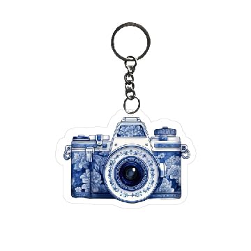 1PCS Cute Camera Keychain For Kids Girls | Aesthetic Bike,Car,Bag Key Tag Keyrings for Home Multicolored