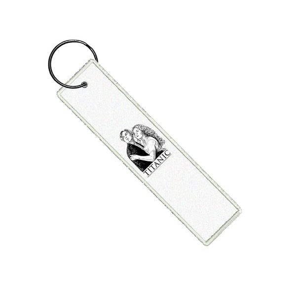 Titanic Jack & Rose Image Keychain For Boys Girl Bike Riders Motorcycle Key Tag (L x H 5 x 1 Inch)