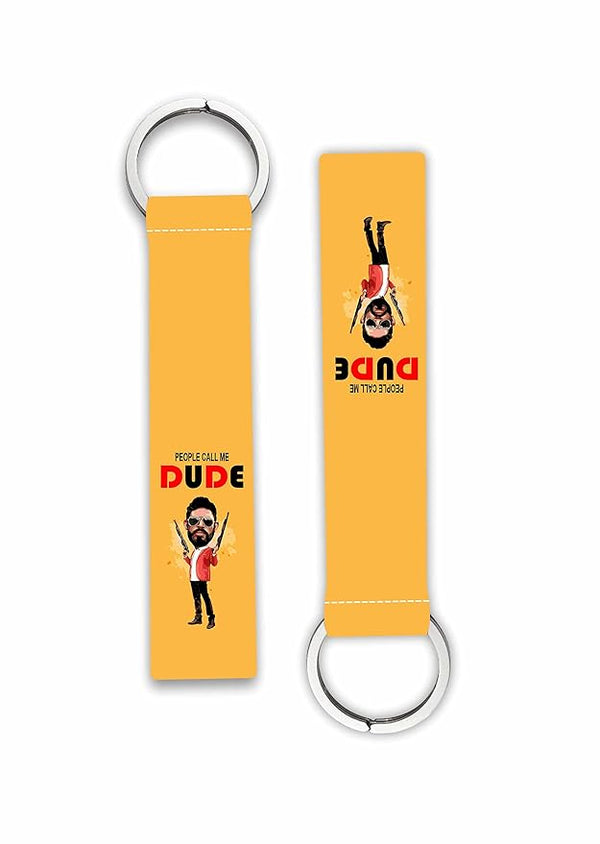 1Pcs People Call Me Duke Dialogues Lanyard Keychain Holder For Scoters Cars Bikes Riders Boys Girls Men's Women's Scooters Key Holder Key Tag Multicolored (6 x 1 Inches)