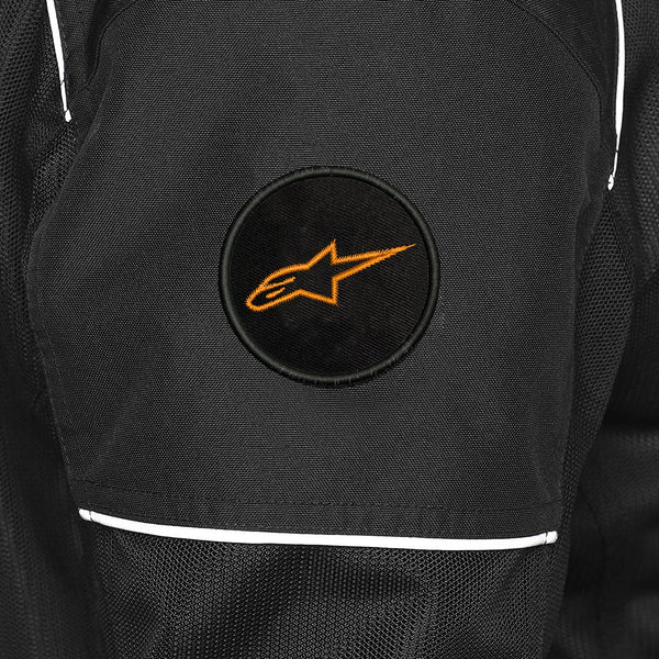 Embroidered Sweable Alpinestar Logo Applique Patches Jackets Boys Girls Kids Riders Jeans Bags Clothes Dress Any Garments L x H 2 x 2 inch (Orange)