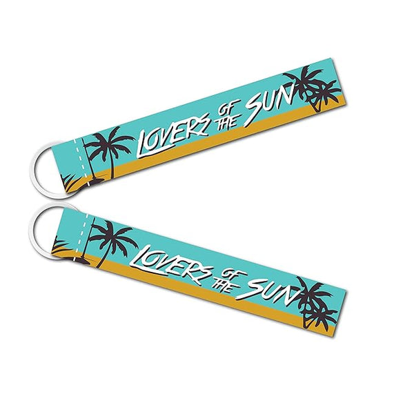 1Pcs Lovers Of The Sun Printed Lanyard Keychain Holder Compatible For Bikes Riders Men's Women's Key Tag Multicolored (6 x 1 Inches)