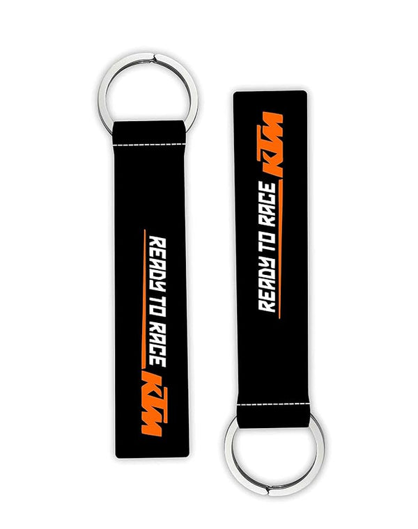 1Pcs Ready To Race Ktm Lanyard keychain Holder Compatible Bikes Riders Men's Women's Riders Key Holder Key Tag Multicolored (6 x 1 Inches)