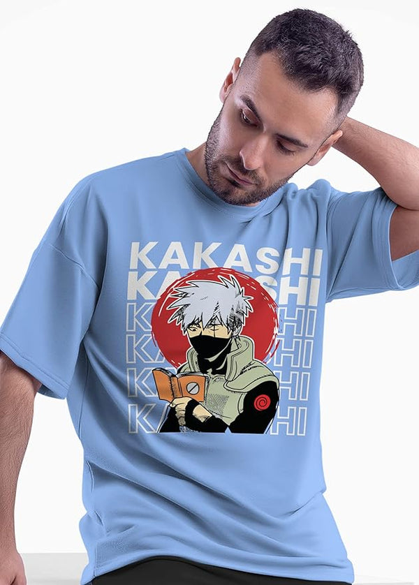 Naruto Kakashi Make Out Tactics Naruto Anime Oversized T-Shirt