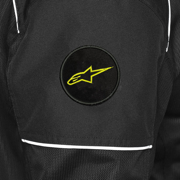 Embroidered Sweable Alpinestar Logo Applique Patches Jackets Boys Girls Kids Riders Jeans Bags Clothes Dress Any Garments L x H 2 x 2 inch (Yellow)