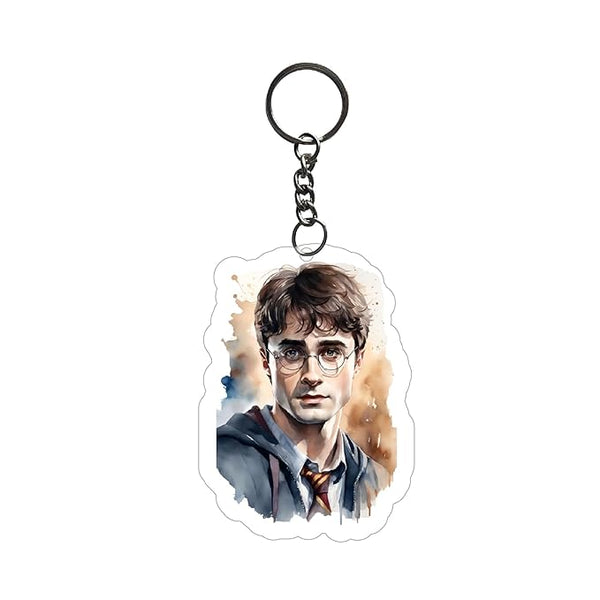 1PCS Harry - Potter Keychain For Kids Girls | Aesthetic Bike,Car,Bag Key Tag Keyrings for Home Multicolored