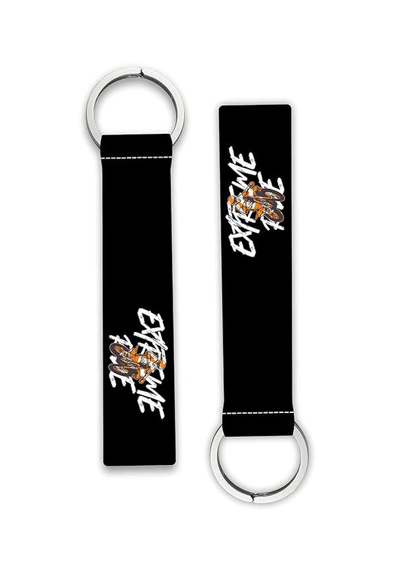 1Pcs Travel Adventure Extreme Ride Lanyard keychain Holder For Bikes Cars Scooters Boys Girls Key Holder Key Tag Multicolored (6 x 1 Inches)