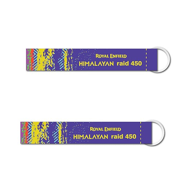 1Pcs Himalayan RE 450 Style Lanyard Keychain Holder Compatible For Bikes Riders Men's Women's Key Holder Key Tag Multicolored (6 x 1 Inches)