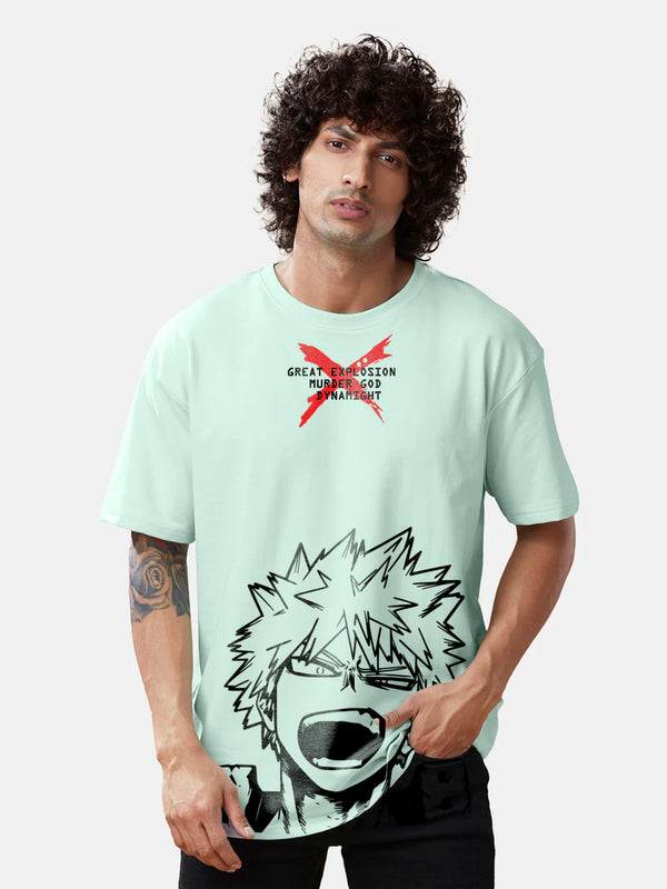 Katsuki Bakugo Oversized  ANIME T-Shirt