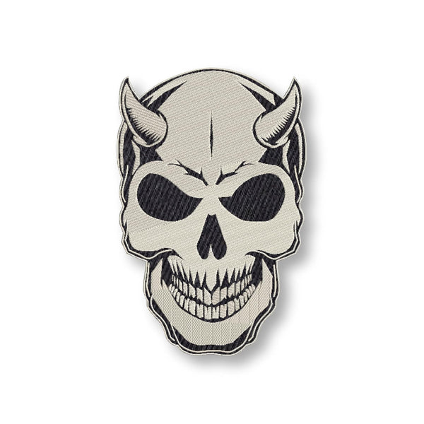 Skull Embroidery Patches for Riders Jackets Men Boys Garments Clothes Etc Applique Patches (Skulls)