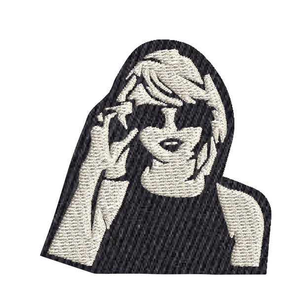 Taylorrr Swiftzz Iron On Embroidery Patches Jackets Riders Boys Girls Jeans Bags Dress Clothes L x H 1.6 x 2.5 inches