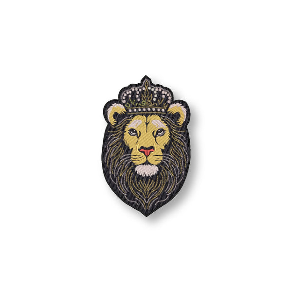 Lion Embroidery Applique Patches for Riders Jackets Bag Garments Clothes Etc (Lion King)