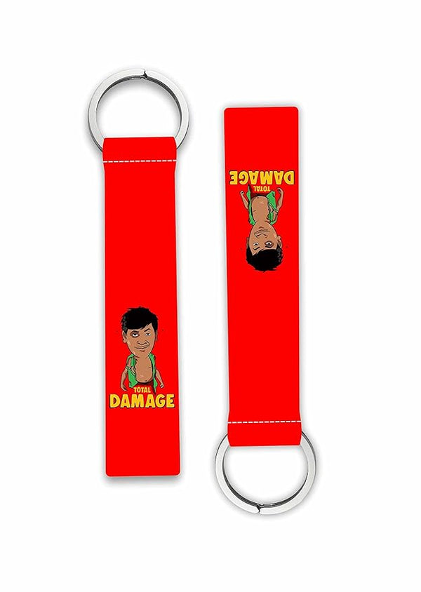 1Pcs Tamil Comedy Actor Vadivelu Lanyard keychain Holder For Boys Girls Bikes Cars Scooters Key Holder Key Tag Multicolored (6 x 1 Inches)