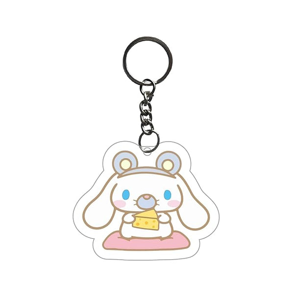 Cinnamoroll Keychain For Kids Girls | Aesthetic Bike,Bag Key Tag Keyrings for Home Multicolored