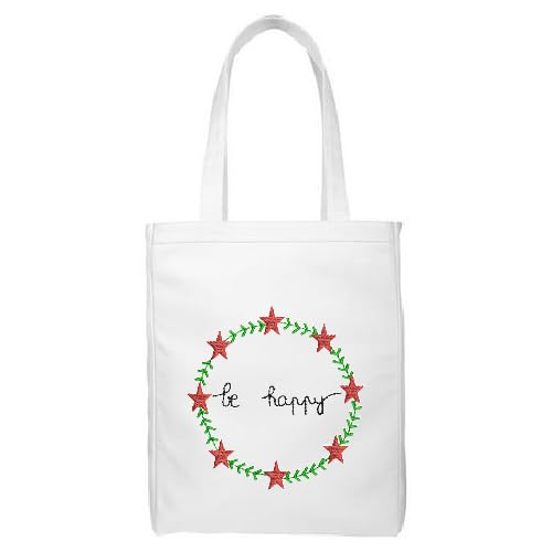 Personalized Embroidered Tote Bag, Customized Reusable Handbag for Women and Girls, Design with Free Personalization Thread DIY Crafts