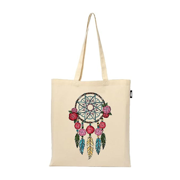 Tote Bag | 100% Organic Cotton Shopping | Grocery | Tote Bag Women Office College Grocery Vegetable Bags Market, Canvas Tote Bag 15kgs Capacity 13 x 15.7 Inch