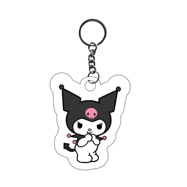 Unique Custom Keychain - Make It Yours Kuromi Keychain | Anime Key chain For Kids Girls Boys Gift