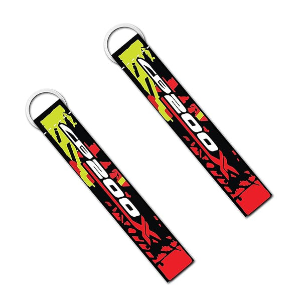 1Pcs Attrative CB 200 Lanyard Keychain Holder Compatible For Bikes Riders Men's Women's Key Holder Key Tag Multicolored (6 x 1 Inches)