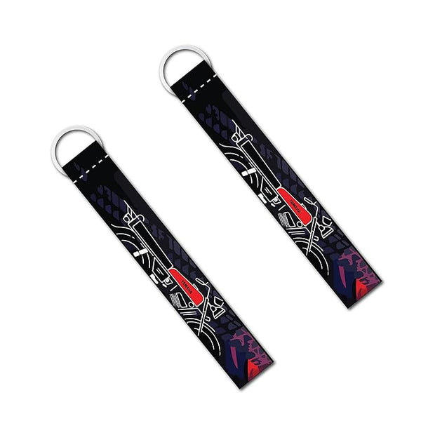 1Pcs Rx 100 Lanyard Keychain Holder Compatible For Bikes Riders Men's Women's Key Holder Key Tag Multicolored (6 x 1 Inches)