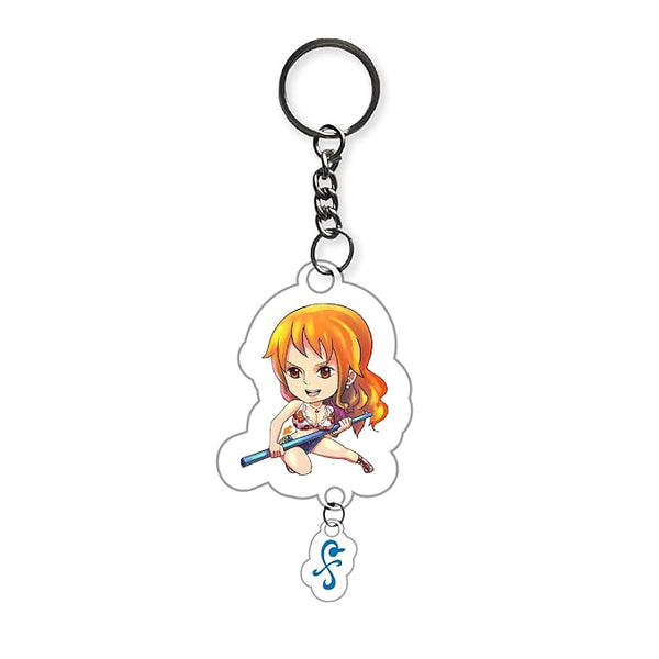 Unique Custom Keychain - Make It Yours One Piecee Keychain | Cute Anime Hanging Pendant Key Chain For Boys Girls Gift