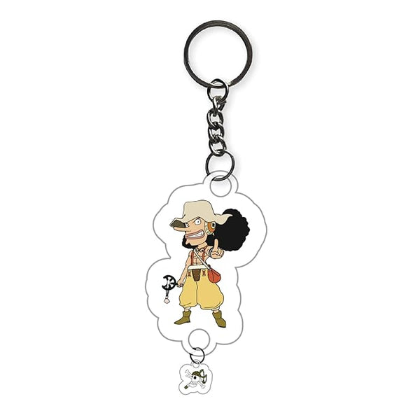 Unique Custom Keychain - Make It Yours One Piecee Keychain | Cute Anime Hanging Pendant Key Chain For Boys Girls Gift