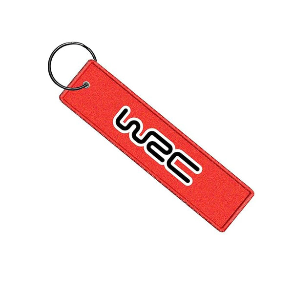 WRC Keychain For Boys Bike Riders Motorcycle Key Tag (L x H 5 x 1 Inch)