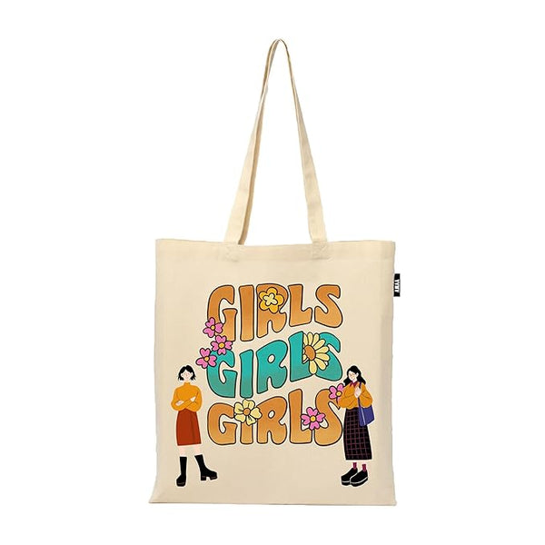 Tote Bag | 100% Organic Cotton Shopping | Grocery | Tote Bag Women Office College Grocery Vegetable Bags Market, Canvas Tote Bag 15kgs Capacity 13 x 15.7 Inch