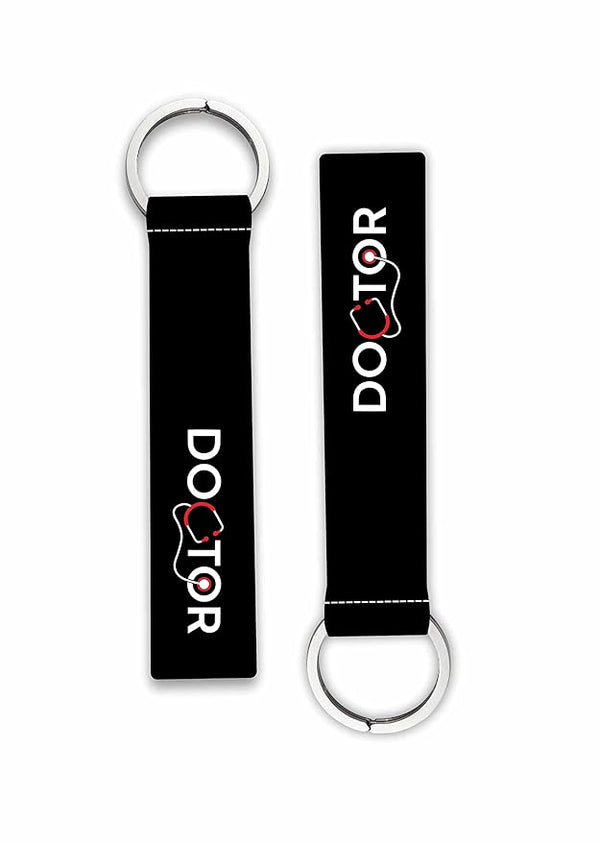 1Pcs Doctor Theme Printed Lanyard Keychain Holder Cars Bikes Boys Scoters Girls Men's Women's Scooters Key Holder Key Tag Multicolored (6 x 1 Inches)