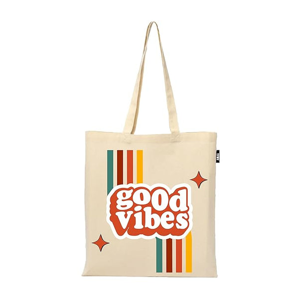 Tote Bag | 100% Organic Cotton Shopping | Grocery | Tote Bag Women Office College Grocery Vegetable Bags Market, Canvas Tote Bag 15kgs Capacity 13 x 15.7 Inch