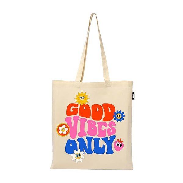 Tote Bag | 100% Organic Cotton Shopping | Grocery | Tote Bag Women Office College Grocery Vegetable Bags Market, Canvas Tote Bag 15kgs Capacity 13 x 15.7 Inch