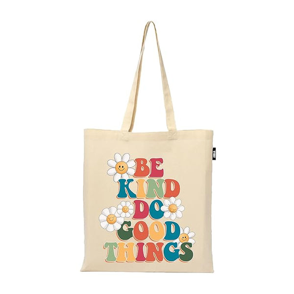 Tote Bag | 100% Organic Cotton Shopping | Grocery | Tote Bag Women Office College Grocery Vegetable Bags Market, Canvas Tote Bag 15kgs Capacity 13 x 15.7 Inch