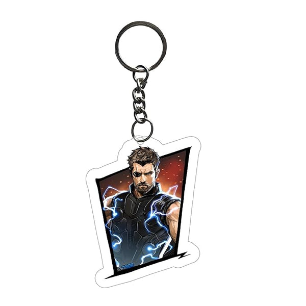 Thor Keychain For Kids Boys| Aesthetic Bike,Car,Bag Key Tag Keyrings for Home Multicolored