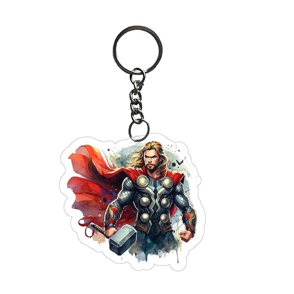 Thor Keychain For Kids Boys| Aesthetic Bike,Car,Bag Key Tag Keyrings for Home Multicolored
