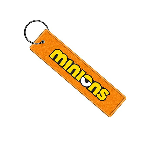 Cartoon Keychain For Boys Bike Rider Motorcycle Key Tag (L x H 5 x 1 Inch)