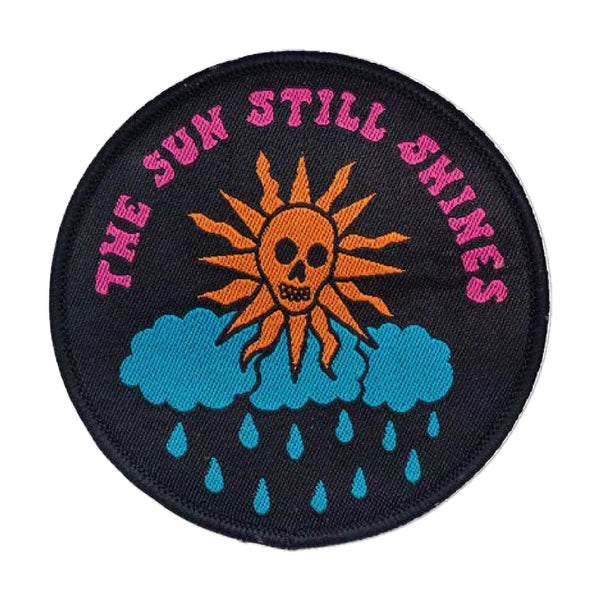 The Sun Still Shines Embroidered Patches for Jackets Clothings | Sew on/Iron On Applique Patches (3 x 3 Inch)