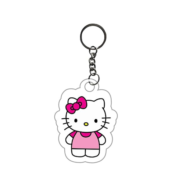 Unique Custom Keychain - Make It Yours Hello Kitty Keychain | Anime Key chain For Kids Girls Gift 1PCS