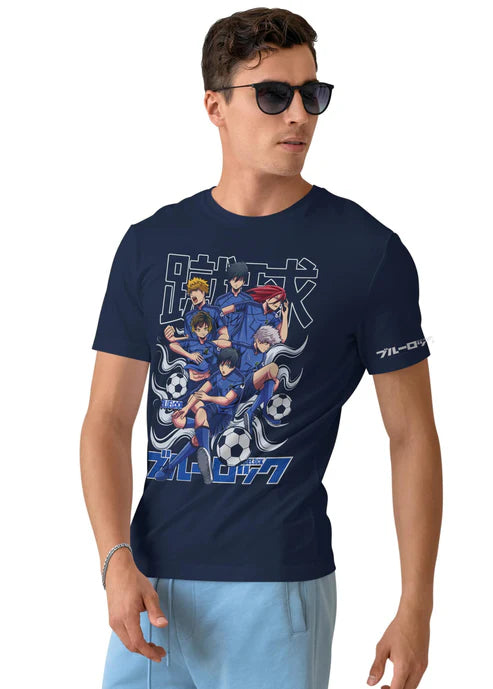 Blue Lock Team Half Sleeve ANIME T-Shirt