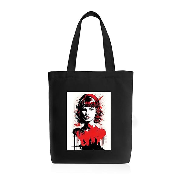 Tay-lorrr Swiftzz Tote Bag With Zipper for Women Colleges Travel Girls Stylish Tayl-orrr Swi-ftss Lovers Fans Tote Bag L x H 15 x 17 Inch