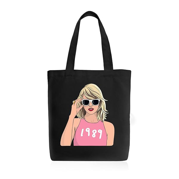 Tay-lorrr Swiftzz Tote Bag With Zipper for Women Colleges Travel Girls Stylish Tayl-orrr Swi-ftss Lovers Fans Tote Bag L x H 15 x 17 Inch