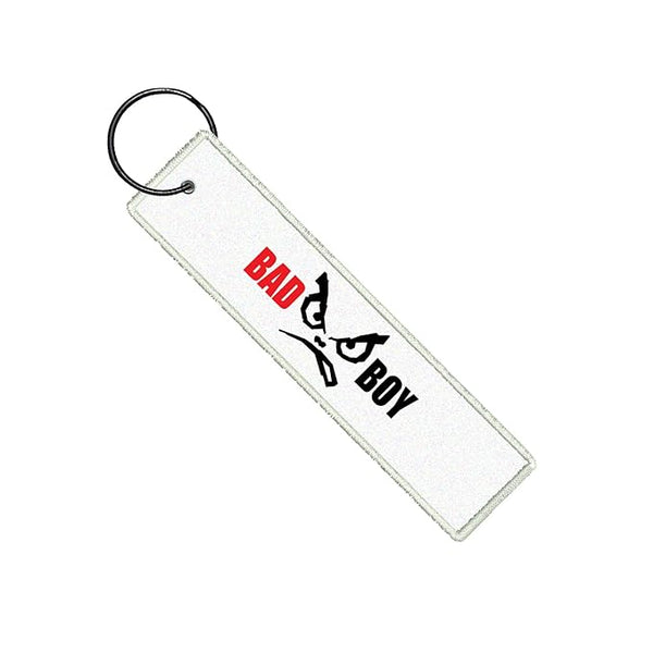 1PCS Bad Boy Keychain For Boys Girl Bike Riders Motorcycle Key Tag (L x H 5 x 1 Inch)