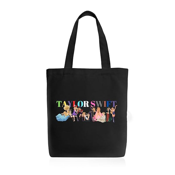 Tay-lorrr Swiftzz Tote Bag With Zipper for Women Colleges Travel Girls Stylish Tayl-orrr Swi-ftss Lovers Fans Tote Bag L x H 15 x 17 Inch